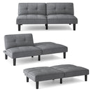 3-Piece Bedroom Bundle: Bedside Table with 3 Drawers+Modern Accent Chair+Convertible Folding Futon Sofa Bed