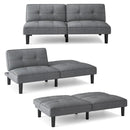 3-Piece Bedroom Bundle: Bedside Table with 3 Drawers+Modern Accent Chair+Convertible Folding Futon Sofa Bed by LJGDeals