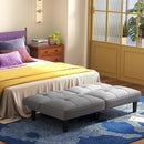 3-Piece Bedroom Bundle: Bedside Table with 3 Drawers+Modern Accent Chair+Convertible Folding Futon Sofa Bed by LJGDeals