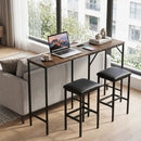 3-Piece Convertible Dining Set with Built-In Charging Station by DirectDeals