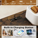 3-Piece Convertible Dining Set with Built-In Charging Station by LJGDeals