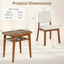 3-Piece Dining Table Set for 2 with Upholstered Chairs by DirectDeals