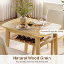 3-Piece Dining Table Set for 2 with Upholstered Chairs by LJGDeals