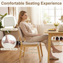 3-Piece Dining Table Set for 2 with Upholstered Chairs by LJGDeals