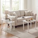 3-Piece Farmhouse Rectangle Side Table Set for Living Room by LJGDeals