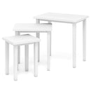 3-Piece Farmhouse Rectangle Side Table Set for Living Room by LJGDeals