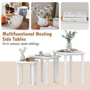 3-Piece Farmhouse Rectangle Side Table Set for Living Room by LJGDeals