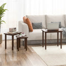 3-Piece Farmhouse Rectangle Side Table Set for Living Room by LJGDeals