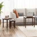 3-Piece Farmhouse Rectangle Side Table Set for Living Room