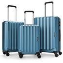 3-Piece Hardside Luggage Set (20/24/28 Inch) Lightweight with 3-Digital Lock by LJGDeals
