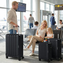 3-Piece Hardside Luggage Set (20/24/28 Inch) Lightweight with 3-Digital Lock by LJGDeals