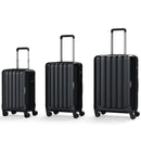 3-Piece Hardside Luggage Set (20/24/28 Inch) Lightweight with 3-Digital Lock by LJGDeals