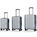 3-Piece Hardside Luggage Set (20/24/28 Inch) Lightweight with 3-Digital Lock by LJGDeals