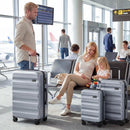 3-Piece Hardside Luggage Set 20/24/28 Inch Lightweight Hardside Suitcases by LJGDeals