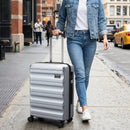 3-Piece Hardside Luggage Set 20/24/28 Inch Lightweight Hardside Suitcases by LJGDeals