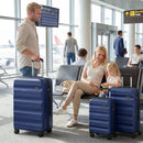 3-Piece Hardside Luggage Set 20/24/28 Inch Lightweight Hardside Suitcases by LJGDeals