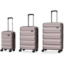 3-Piece Hardside Luggage Set 20/24/28 Inch Lightweight Hardside Suitcases by LJGDeals