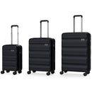 3-Piece Hardside Luggage Set 20/24/28 Inch Lightweight Hardside Suitcases by LJGDeals
