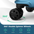 3-Piece Hardside Luggage Set Lightweight Hardside Suitcases with 8-Spinner Wheels by LJGDeals