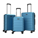 3-Piece Hardside Luggage Set Lightweight Hardside Suitcases with 8-Spinner Wheels by LJGDeals