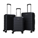 3-Piece Hardside Luggage Set Lightweight Hardside Suitcases with 8-Spinner Wheels by LJGDeals