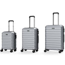 3-Piece Hardside Luggage Set Lightweight Hardside Suitcases with 8-Spinner Wheels
