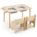 Kids Activity Table and Chair Set with Adjustable Height by DirectDeals