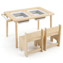 Kids Activity Table and Chair Set with Adjustable Height by LJGDeals