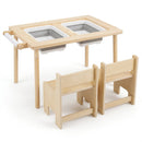 Kids Activity Table and Chair Set with Adjustable Height