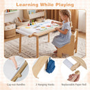 Kids Activity Table and Chair Set with Adjustable Height by LJGDeals
