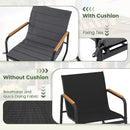 3 Piece Outdoor Rocking Bistro Set Porch Rocker Chairs-Gray by LJGDeals