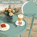 3 Piece Patio Chair Set with PP Seat and Tabletop for Porch by LJGDeals