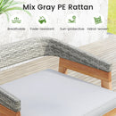 3-Piece Patio Counter Height Bar Set with Cushioned Stools by DirectDeals