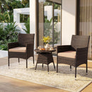 3 Piece Patio Furniture Set Outside Bistro Set for Porch by LJGDeals