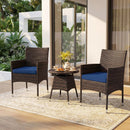 3 Piece Patio Furniture Set Outside Bistro Set for Porch by DirectDeals