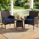 3 Piece Patio Furniture Set Outside Bistro Set for Porch by DirectDeals