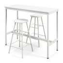 3 Piece Pub Table and Stools Kitchen Dining Set
