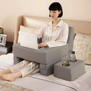 3-Piece Reading Pillow Set Extra Large Lap Desk with Coaster-Gray by LJGDeals