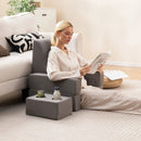 3-Piece Reading Pillow Set Extra Large Lap Desk with Coaster-Gray by LJGDeals