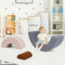 3 Piece Toddlers Climbing Toys Indoor Soft Play Equipment Playset-Grey by LJGDeals