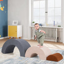 3 Piece Toddlers Climbing Toys Indoor Soft Play Equipment Playset-Grey by LJGDeals