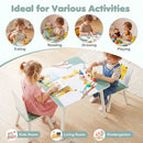Kids Table and Chair Set with Animal Patterns (3-Piece) by DirectDeals