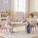 Kids Table and Chair Set with Animal Patterns, 3-Piece by DirectDeals