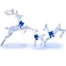 3 Pieces Lighted Christmas Reindeer Family Set with 255 Lights by DirectDeals