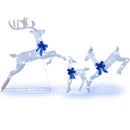 3 Pieces Lighted Christmas Reindeer Family Set with 255 Lights by LJGDeals