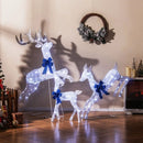 3 Pieces Lighted Christmas Reindeer Family Set with 255 Lights by LJGDeals