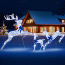 3 Pieces Lighted Christmas Reindeer Family Set with 255 Lights by DirectDeals