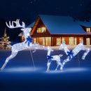 3 Pieces Lighted Christmas Reindeer Family Set with 255 Lights by LJGDeals