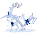 3 Pieces Lighted Christmas Reindeer Family Set with 255 Lights by LJGDeals