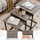 3 Pieces Multifunctional Coffee End Table Set by LJGDeals